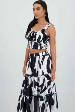 Top tirantes gruesos escote cuadrado