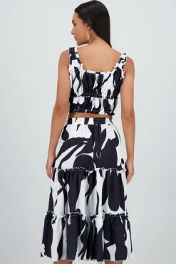 Top tirantes gruesos escote cuadrado