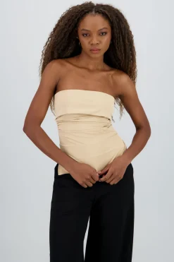 Top tubo con dobles escote Hypsters