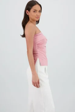 Top tubo con dobles escote Hypsters