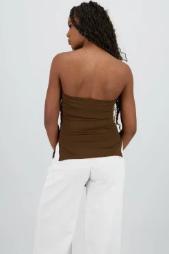 Top tubo con dobles escote Hypsters