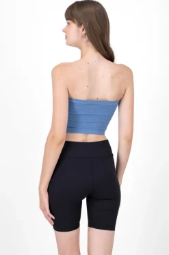 Top Tubo Strapless Rib
