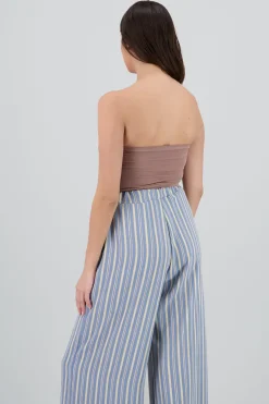 Top Tubo Strapless Rib