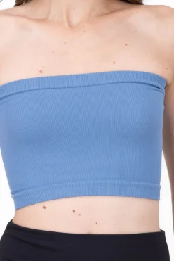 Top Tubo Strapless Rib