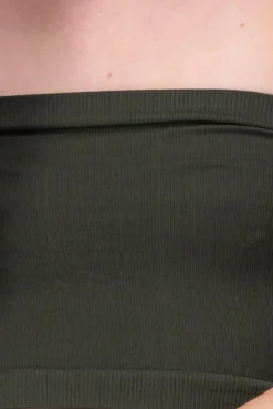 Top Tubo Strapless Rib