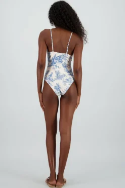 Traje de bano tipo corset