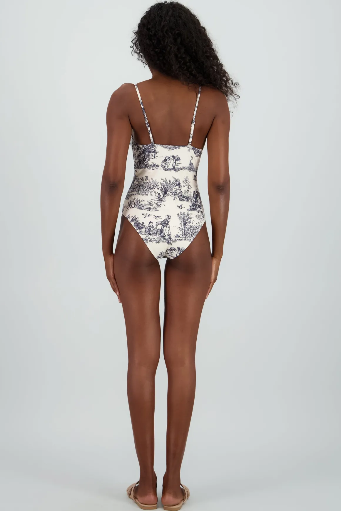 Traje de bano tipo corset