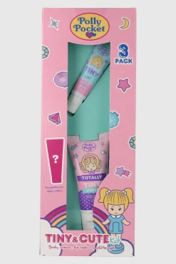 Tripack crema gel glitter y balsamo polly pocket