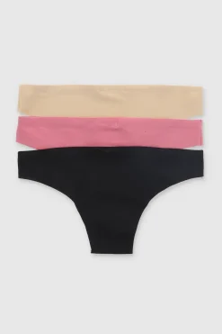 Tripack de tangas seamless