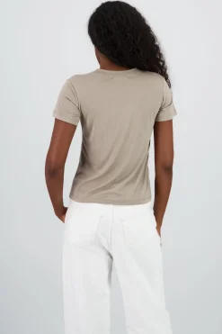 T-shirt manga corta cuello redondo