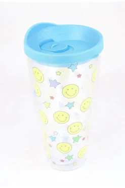 Vaso estampado carita feliz