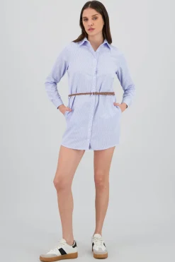 Vestido camisero detalle cinturon