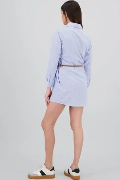 Vestido camisero detalle cinturon