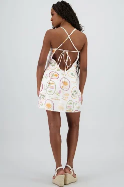 Vestido escote cuadrado espalda descubierta