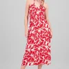 Vestido estampado halter