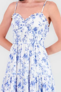 Vestido Maxi Detalle Floral