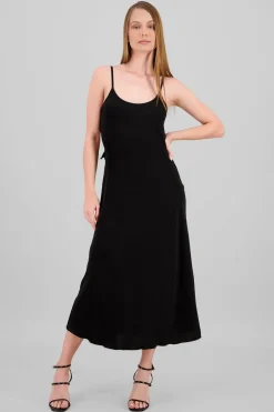 Vestido maxi ligero detalle espalda