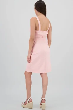 Vestido maxi tirantes detalle liston