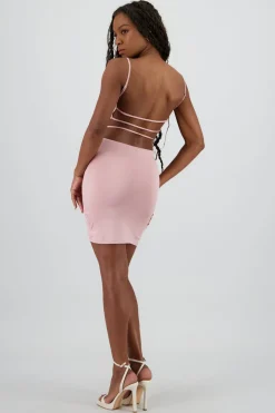 Vestido mini detalle espalda