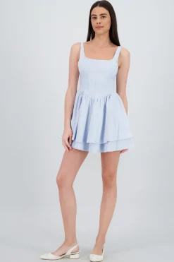 Vestido mini efecto globo