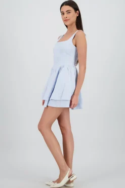 Vestido mini efecto globo