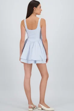 Vestido mini efecto globo