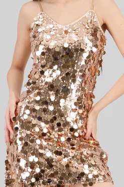 Vestido mini lentejuelas