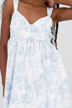 Vestido mini tirantes moño