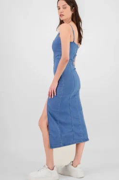 Vestido mmidi con copas