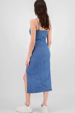 Vestido mmidi con copas