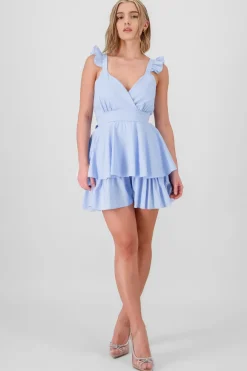 Vestido Tirantes Detalle Olanes